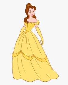 Cliparts For Free - Princess Cartoon Belle Drawing, HD Png Download, Transparent PNG