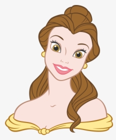 Transparent Free Clipart Of Disney Characters - Disney Princess Belle Coloring Pages, HD Png Download, Transparent PNG
