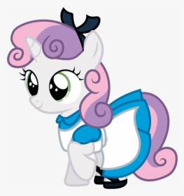 Clip Art Stock Alice Drawing Cute - My Little Pony Sweetie Belle Dress, HD Png Download, Transparent PNG