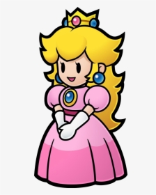 Princess Peach Paper Mario Clipart , Png Download - Princess Peach Paper Mario, Transparent Png, Transparent PNG