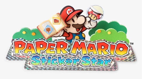 I - Paper Mario Sticker Star Logo, HD Png Download, Transparent PNG