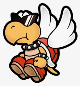 Mario Turtle With Wings, HD Png Download, Transparent PNG