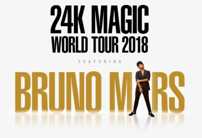Related Image - Bruno Mars 24k Magic World Tour 2018, HD Png Download, Transparent PNG