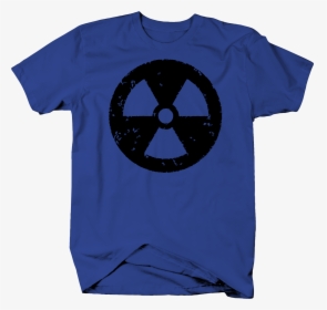 Distressed Biohazard Nuclear Symbol Color T Shirt - Boss T Shirts Animal, HD Png Download, Transparent PNG
