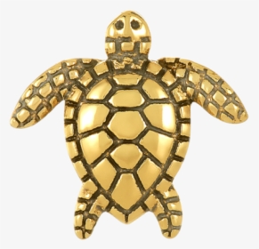 Golden Sea Turtle Bead - Kemp's Ridley Sea Turtle, HD Png Download, Transparent PNG