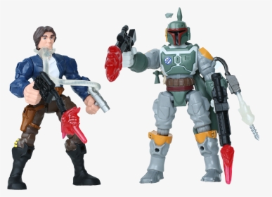 Han Solo Y Boba Fett Hero Mashers, HD Png Download, Transparent PNG
