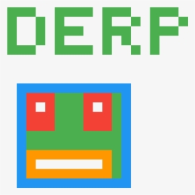 Derp Face - Descargas - Pixel Alphabet, HD Png Download, Transparent PNG