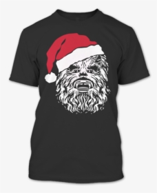 A Black T-shirt With The Shopify Logo - Christmas Ugly Sweater Star Wars, HD Png Download, Transparent PNG