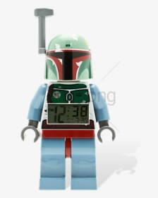 Boba Fett Lego Clock Png Image With Transparent Background - Boba Fett Lego Clock, Png Download, Transparent PNG