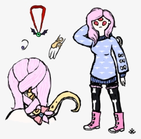 Pastel Goth Tentacle Monster Girl By Askearlgrey - Cartoon, HD Png Download, Transparent PNG