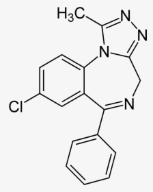 Estazolam Chemical Structure, HD Png Download, Transparent PNG