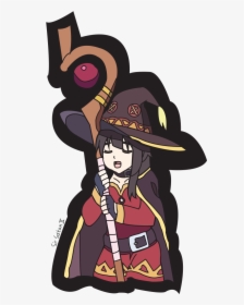 Mediaa Megumin Drawing Requested By One Of My Friends - Cartoon, HD Png Download, Transparent PNG