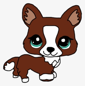 Corgi Lps By Rabbit - Littlest Pet Shop Dogs Drawings, HD Png Download, Transparent PNG