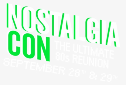 Home Nostalgiacon - Nostalgiacon 80s Logo, HD Png Download, Transparent PNG