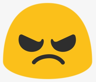 Angry Face Emoji Mad Faces Emoticon Anger - Mad Face Emoji Android, HD Png Download, Transparent PNG