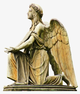 Angel, Stone Angel, Grave, Peaceful, Religion - Angels Praying In Heaven, HD Png Download, Transparent PNG