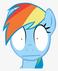 - My Little Pony Rainbow Dash Face Clipart , Png Download - My Little Pony Rainbow Dash Face, Transparent Png, Transparent PNG