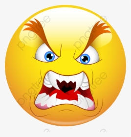 Angry Face - Ugly Emoji, HD Png Download, Transparent PNG