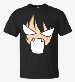 Anime Angry Face Shirt, Manga Japanese Otaku Style - Infinite Gloves T Shirt, HD Png Download, Transparent PNG