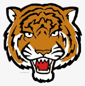 But Angry Tiger Face Clipart Png Image Www - St Philip Catholic Central High School Logo, Transparent Png, Transparent PNG