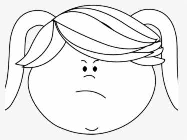 Angry Face Cliparts - Angry Face Clip Art Black And White, HD Png Download, Transparent PNG