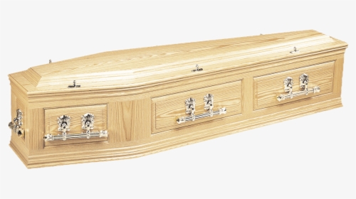 Traditional Cambridge Oak Coffin - Tudor Rose Coffin, HD Png Download, Transparent PNG