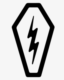Electric Coffin Logo Coffin Bolt Square - Sign, HD Png Download, Transparent PNG