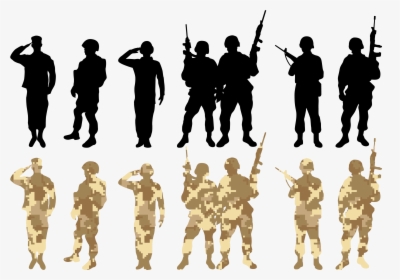Soldier Salute Army - Army Soldier Clipart, HD Png Download, Transparent PNG