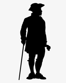Revolutionary Soldier Silhouette Png Clipart , Png - Old Soldier Silhouette Png, Transparent Png, Transparent PNG