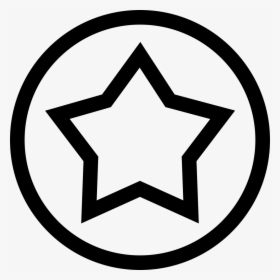 Star Outline In A Circle Line - Trusted Quality Icon Png, Transparent Png, Transparent PNG