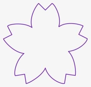 Diamond Shape Clipart Star - Simple Flower Outline Design, HD Png Download, Transparent PNG