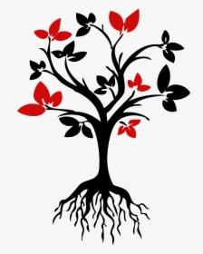 Family Tree With Free - Transparent Tree With Roots, HD Png Download, Transparent PNG