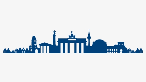 Berlin Silhouette Blue, HD Png Download, Transparent PNG