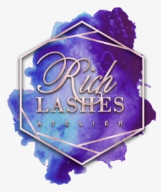 Logo Rich Lashes Atelier Color - Graphic Design, HD Png Download, Transparent PNG
