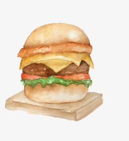 Cheeseburger , Png Download - Fast Food, Transparent Png, Transparent PNG