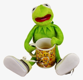 Kermit, Coffee Break, Frog, Work Funny, Cup, Coffee - Kermit The Frog, HD Png Download, Transparent PNG