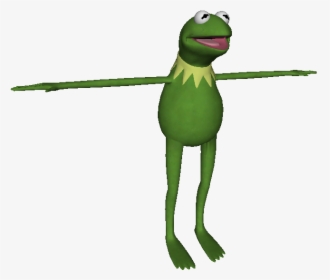 Download Zip Archive - Kermit The Frog T Pose, HD Png Download, Transparent PNG