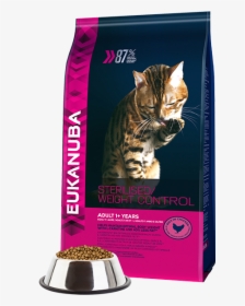 Eukanuba Cat Adult For Overweight / Sterilized Cats - Eukanuba Sterilised Weight Control, HD Png Download, Transparent PNG