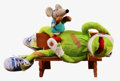 Kermit, Mouse, Stuffed Animal, Boxing Match, Injured - Kermit, HD Png Download, Transparent PNG