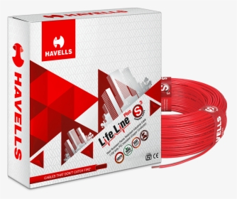 Life Line Plus S3 Hrfr Cables - Havells Wire, HD Png Download, Transparent PNG