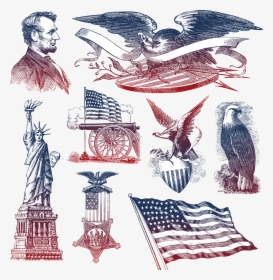 Eagle United Of Symbol Bald Collection States Clipart - 4thy Of July Png, Transparent Png, Transparent PNG