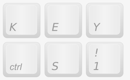 Keyboard Keys Png - Keyboard Keys Clip Art, Transparent Png, Transparent PNG