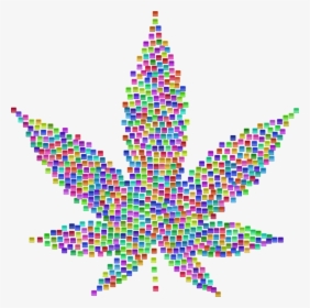 Art,leaf,symmetry - Marijuana Leaf Png Vector, Transparent Png, Transparent PNG