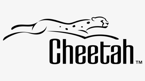 Cheetah Logo Black And White, HD Png Download, Transparent PNG