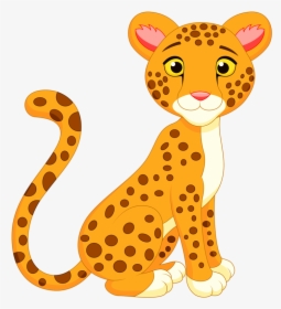 Clip Art Cheetah Cartoon Images - Cheetah Cartoon Png, Transparent Png, Transparent PNG