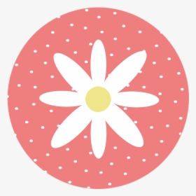 Daisy With Polka Dots Coral Svg Clip Arts - Thin Blue Line Shield, HD Png Download, Transparent PNG