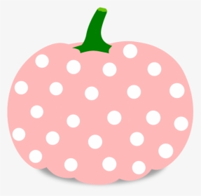 Pumpkin Clip Art At - Polka Dot Pumpkin Clipart, HD Png Download, Transparent PNG