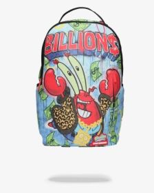 Krabs Throwing Up Billions Backpack - Sprayground Gummy Money Backpack, HD Png Download, Transparent PNG