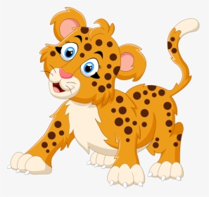 Cheetah Kids Cartoon - Cartoon Cheetah Clipart Png, Transparent Png, Transparent PNG