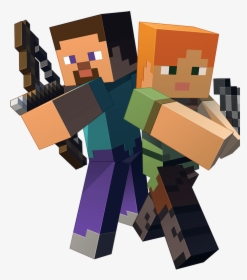 Story Mode Wii U Nintendo Switch Minecraft Png - Steve And Alex Png, Transparent Png, Transparent PNG